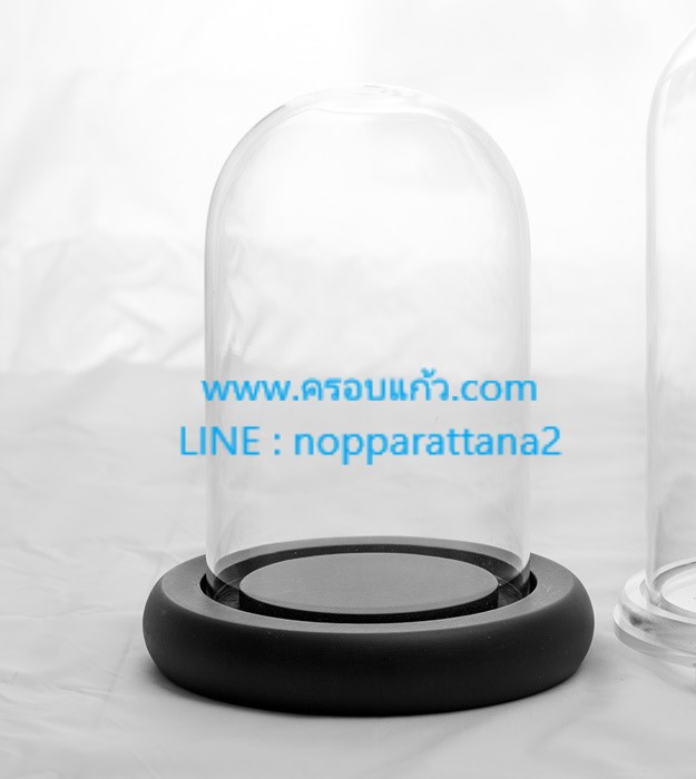 ครอบแก้ว 3x5 นิ้ว พร้อมฐานไม้
