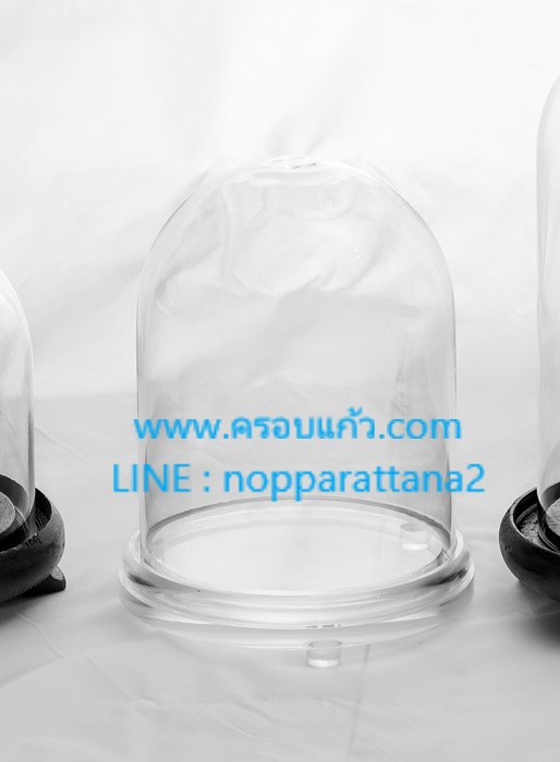 ครอบแก้ว 3.5x5 นิ้ว พร้อมฐานอะคลิลิค