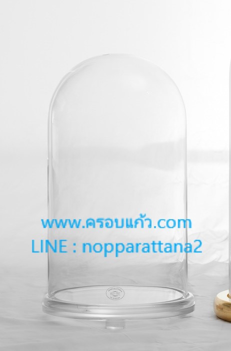 ครอบแก้ว 4.5x10 นิ้ว พร้อมฐานอะคลิลิค